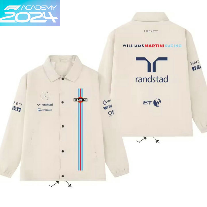 2024 Veste Williams Martini Racing Homme Surchemise Hiver
